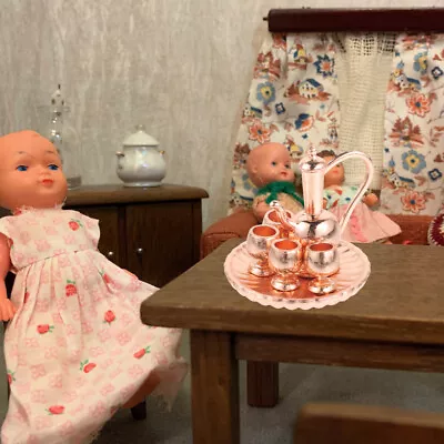 Buy  Kids Miniature Toys Disc Tea Set Scene Model Adornments Baby • 6.98£