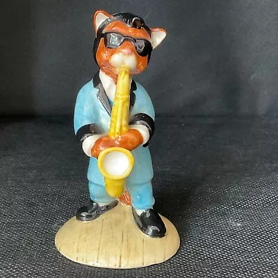 Buy Beswick Cat Band  Figurine One Cool Cat Cc3 • 10£