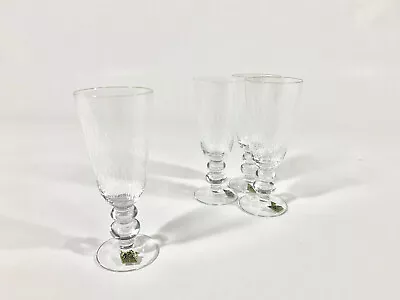 Buy 4x Kosta Boda Vicke Lindstrand Sickan Crystal Tall Schnapps Shot Glasses • 32.71£