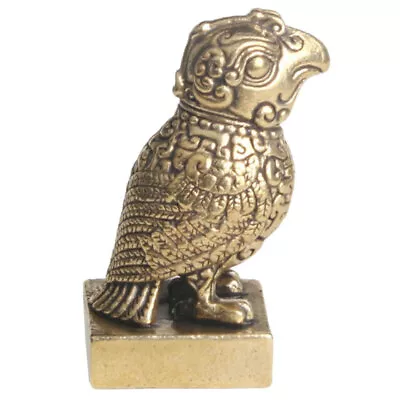 Buy  Toy Animals Bird Adornment Brass Ornaments Household Office • 10.48£