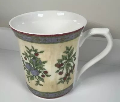 Buy Vintage Queens Fine Bone China 3.5 Inch Mug Apples Pears Design • 19.90£