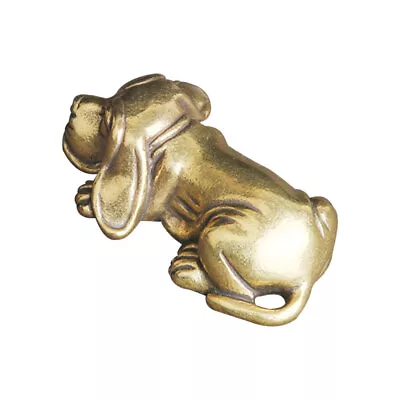 Buy  Brass Dog Ornaments Exquisite Puppy Decor Simulated Zodiac Statue • 8.59£