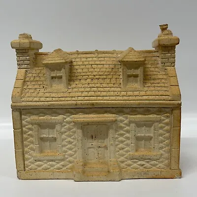 Buy Antique Stoneware Pottery Money Box Circa 1840 Salt Glaze Scottish Croft Cottage • 190£