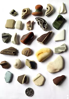 Buy Sea Glass Pottery Multicoloured Vintage Pieces Mosaic Art & Craft Beach Finds • 8.99£