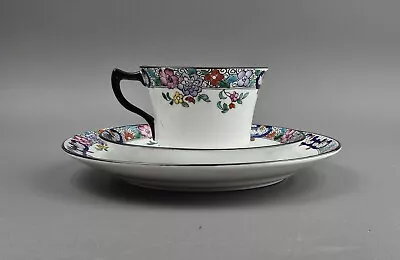 Buy Vintage Trio Teacup And Saucers: Sutherland Victorian-Pattern • 15.99£
