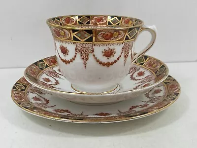 Buy Antique Royal Albert Crown China Imari Style Trio Cup Saucer Plate Early Century • 14.95£