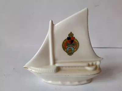 Buy Arcadian Crested Ware Sailing Ship. Crested Ship LLandovery. • 22£