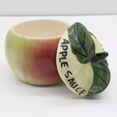 Buy Apple Sauce Ceramic Lidded Pot By Toni Raymond Pottery • 8£