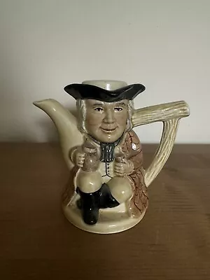 Buy VINTAGE Toby Jug Small Tea Pot Tony Wood Staffordshire • 5£