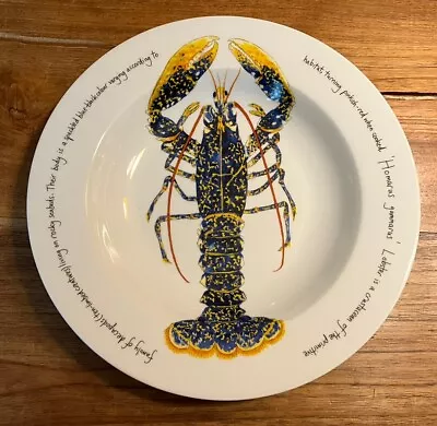 Buy Richard Bramble For Jersey Pottery Crab Round Serving Plate Bowl Dish New Ocean • 18.66£