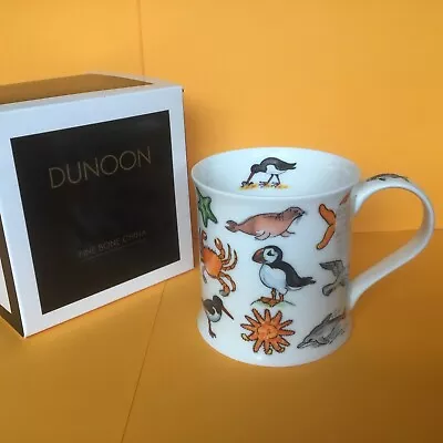 Buy Dunoon Fine Bone China Mug ‘Seaside Treasures’ By Jane Brookshaw • 14.99£
