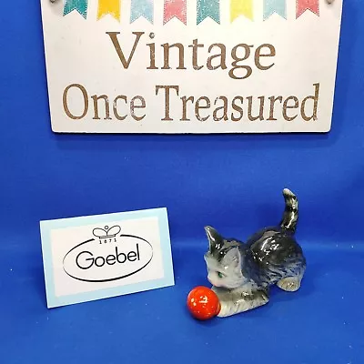 Buy Goebel Cat Kitten With Ball - Rare Early 364 Size 4/0 TMK 'Foreign' Mark - VGC   • 10£
