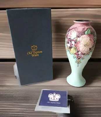Buy Boxed Old Tupton Ware Amethyst Dream Tw7970 10.5  Vase Floral Handpainted New • 39.99£