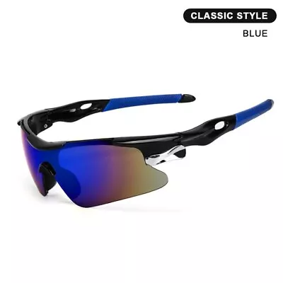 Buy Sports Men Sunglasses Road Bicycle Glasses Mountain Cycling Riding Protection • 5.80£