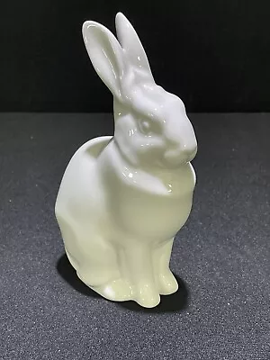 Buy Herend Hungary 5327 White Rabbit Porcelain Figurine 5 1/2  Tall • 54.98£