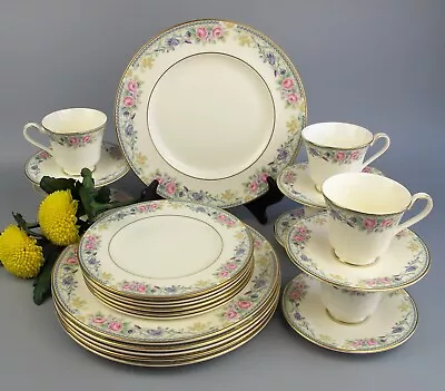 Buy Royal Doulton Dinner Service Set  Eleanor  For 6. Plates Cups.  Bone China • 199.99£