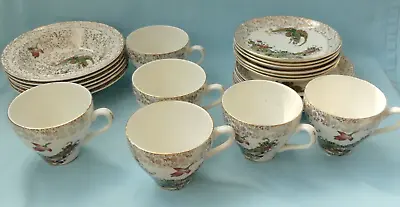 Buy Alfred Meakin Tea Set - Pheonix Ware Design - 6 Trios & 6 Bowls • 37£