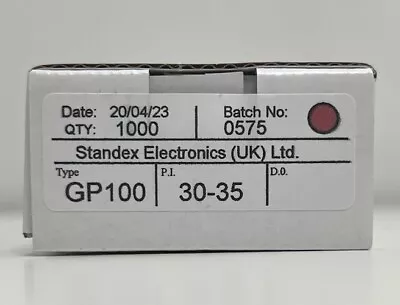 Buy Standex Electronics Kent Reed Switches GP100 (30-35) Qty 1000 Brand New & Sealed • 79.99£
