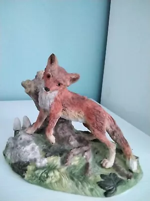 Buy Wedgwood Porcelain FOX Figurine, Matte Finish, V Detailed, Rare, Made In England • 22.50£