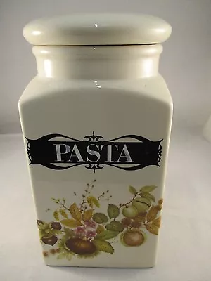 Buy Kernewek Pottery Cornwall Pasta Storage Jar - 9.25 Inches Tall - Vintage Retro • 10.75£