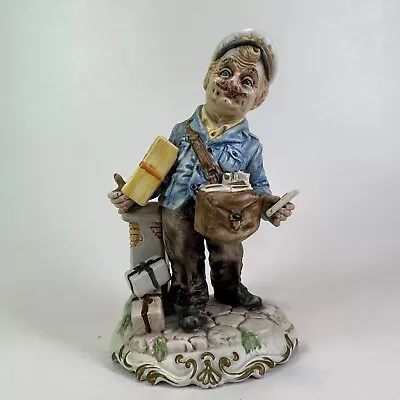 Buy Rare The Postman Capodimonte Figure Figurine - Approx 11  - VGC • 33.99£