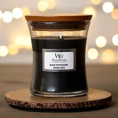 Buy Woodwick Crackling Candle Hourglass Small Glass Jar Highly Scented Wax Fragrance • 8.49£