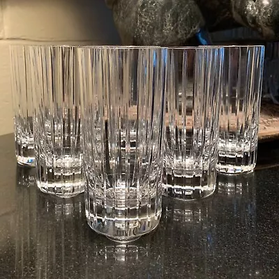 Buy 6 Baccarat Crystal Harmonie 5 1/2  Highball Glasses France - Excellent • 540.47£