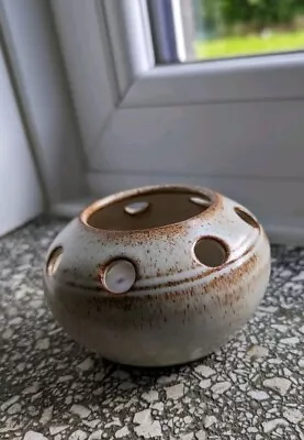Buy Studio Pottery St Nectans Tintagel Cornwall Tea Light Bowl Rustic VGC • 6.50£
