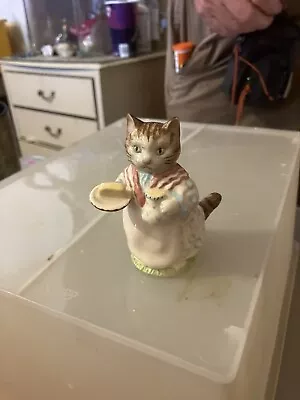 Buy Vintage Royal Albert Beatrix Potter Cat Figurine Mrs Ribby Samuel Whiskers 9cm • 20£