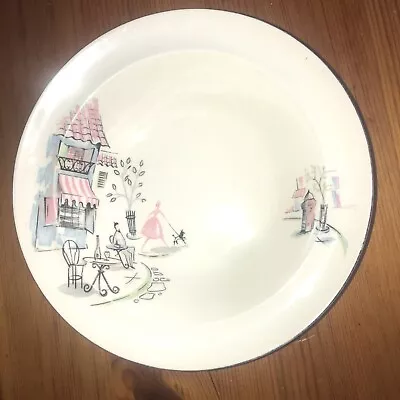 Buy Alfred Meakin Dessert Bowl Parisian Paris Poodle • 10£