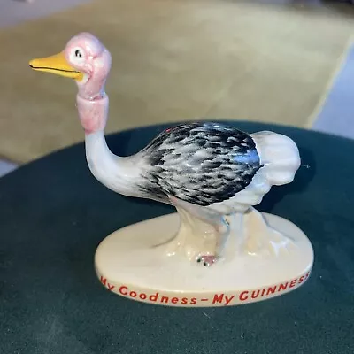Buy Rare Carlton Ware Guinness Zookeeper Collection Ostrich Good Condition • 69.57£