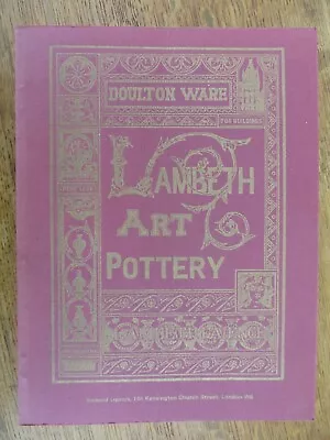 Buy Doulton Ware Lambeth Art Pottery 1873-1939. • 18£