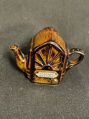 Buy Paul Cardew Teapot Miniature Brown 1950s Radio #T27 • 10£