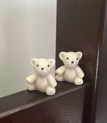 Buy Bug House Japan Made Bone China Teddy Bear Miniature Ceramic Set Of 2 • 9.33£
