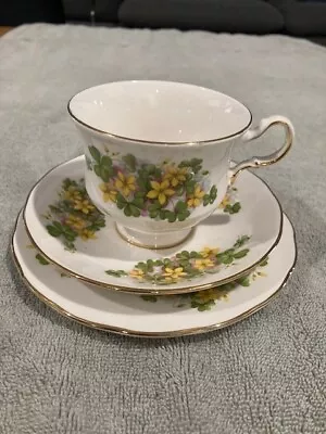 Buy Vintage Teacup Trio, Fine Bone China, Queen Anne - Made In England • 13.36£