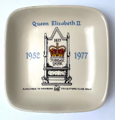 Buy Oliver Price Pottery Dish Goss Queen Elizabeth II 1977 Silver Jubilee Ltd Ed • 14£