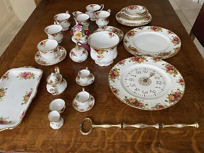 Buy Royal Albert Old Country Roses Collection Including Miniatures Bone China • 60£