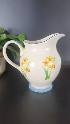 Buy Laura Ashley Vintage Daffodils Jug 1994 Vintage Countrycore Yellow Blue • 21.99£