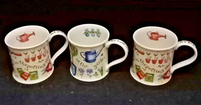 Buy 3 Dunoon Kate Maudsley Gardeners World Stoneware Mugs Potting Shed Watering Can • 9.99£