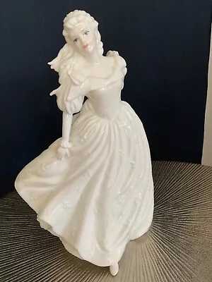 Buy Coalport Figurine , Beautiful Rare All White Helena  • 40£