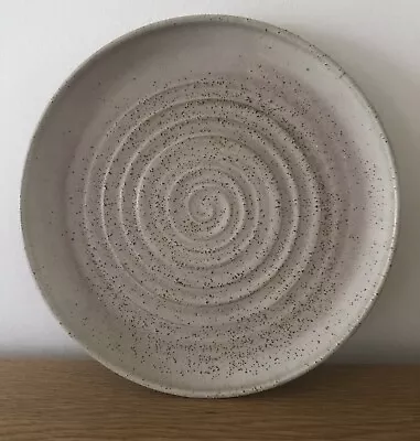 Buy The Isle Of Lewis Studio Pottery Plate / Charger Natural Speckled Tone 25cm VGC • 14.99£