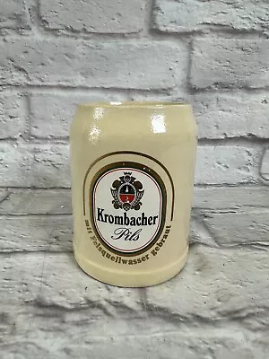 Buy Vintage Krombacher Pils .5 Liter CLAY STONEWARE BEER MUG STEIN. Man Cave.Pub • 9.50£