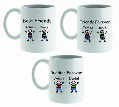 Buy Personalised Ceramic Mug Boys Gift Best Mates Friendship Birthday Christmas  • 10.95£