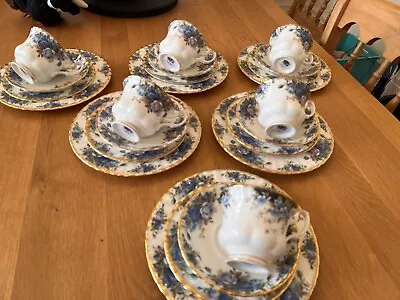 Buy Royal Albert Moonlight Rose China Teaset (6 X Quads) • 225£