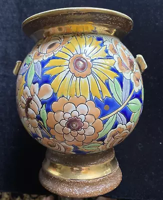 Buy Charles Catteau Boch Freres Keramis Art Deco Vase Floral • 465.03£