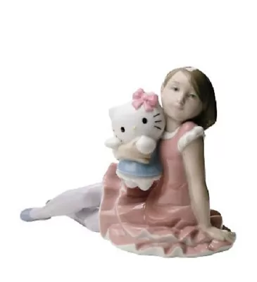 Buy Nao By Lladro  Porcelain Playing With Hello Kitty Was £160.00 Now £144.00 • 144£
