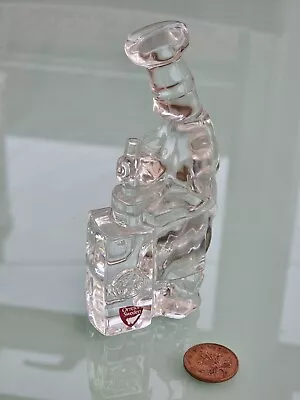 Buy ORREFORS Sweden Design Olle Alberius Glass Figure . Handcraft Cook.*B* • 12.50£