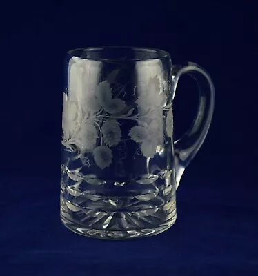 Buy Stuart Crystal  RICHELIEU  1pt Beer Glass / Ale Tankard - 14cms (5-1/2″) Tall • 24.50£