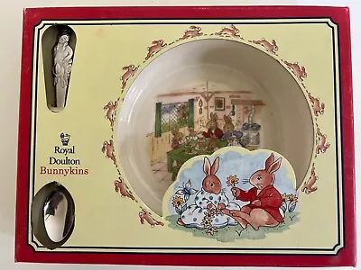 Buy Royal Doulton Bunnykins Nursery Set,  Bowl & Feeding Spoon Boxed 1994 Edition • 8.99£