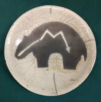 Buy Old Vintage Pottery Dish Plate Native American Indian Art Long Brake • 41.94£